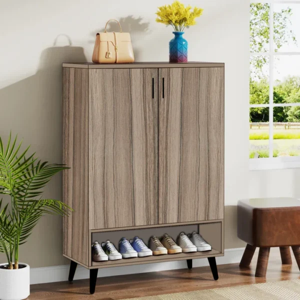 24 Pair Shoe Storage Cabinet