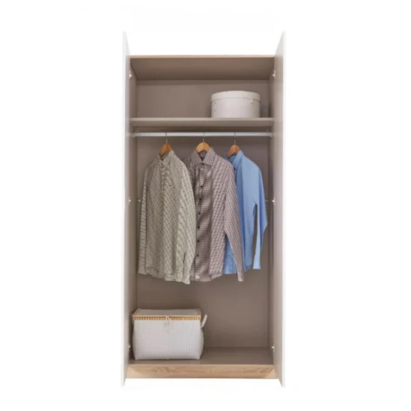 Elyse 2 Door Wardrobe - Image 2