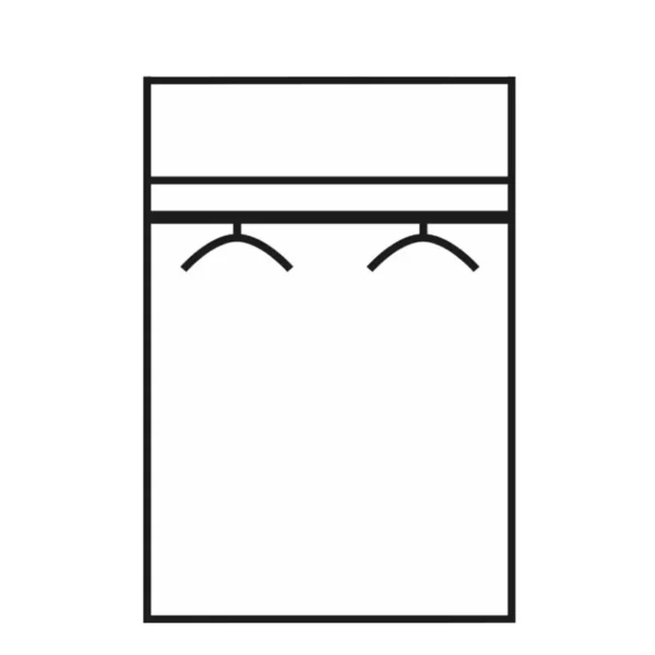 Elyse 2 Door Wardrobe - Image 5