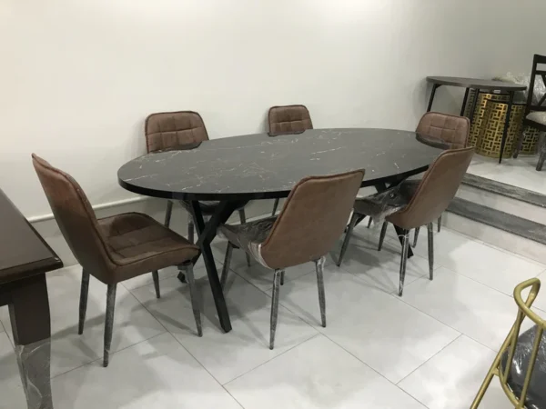 Domenic 6 Person Dining Set - Image 2